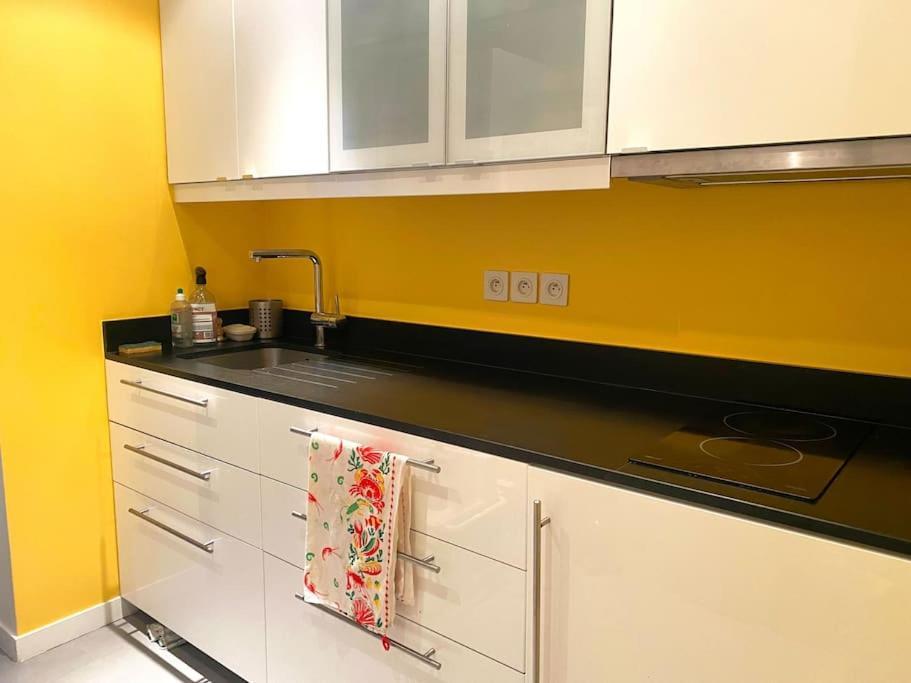 Logement Entier - Appartement Cosy De 2 Pieces Parijs Buitenkant foto