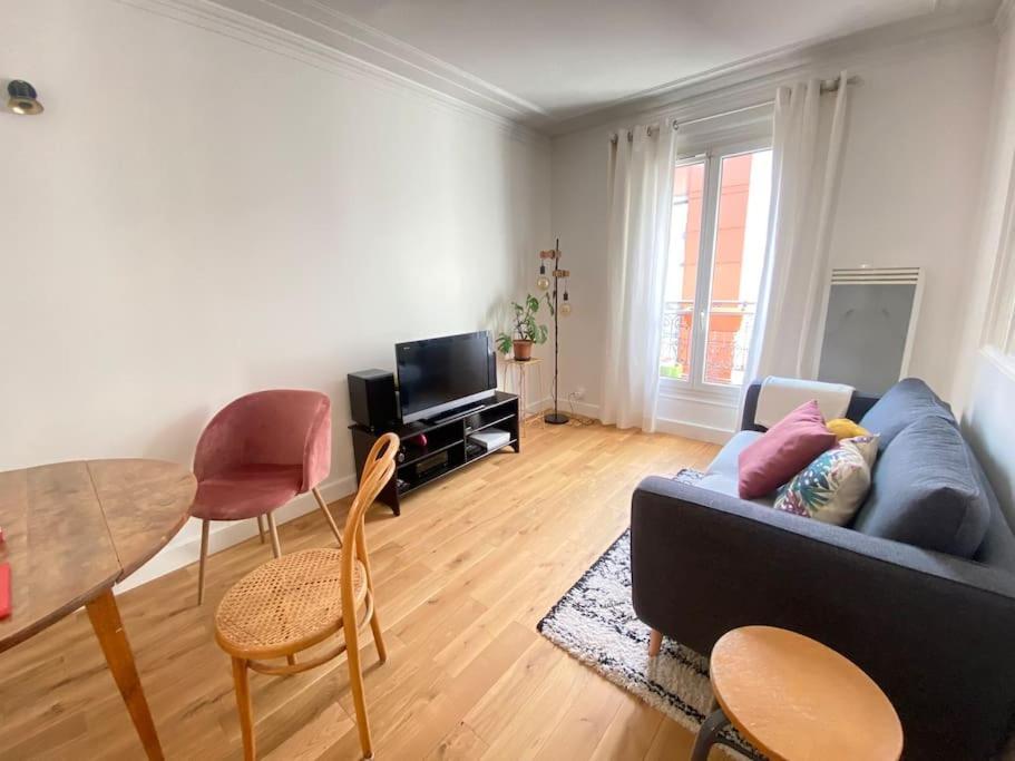 Logement Entier - Appartement Cosy De 2 Pieces Parijs Buitenkant foto